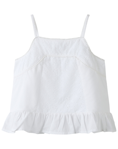 Name It - NKFHermala Strop Top - Bright White